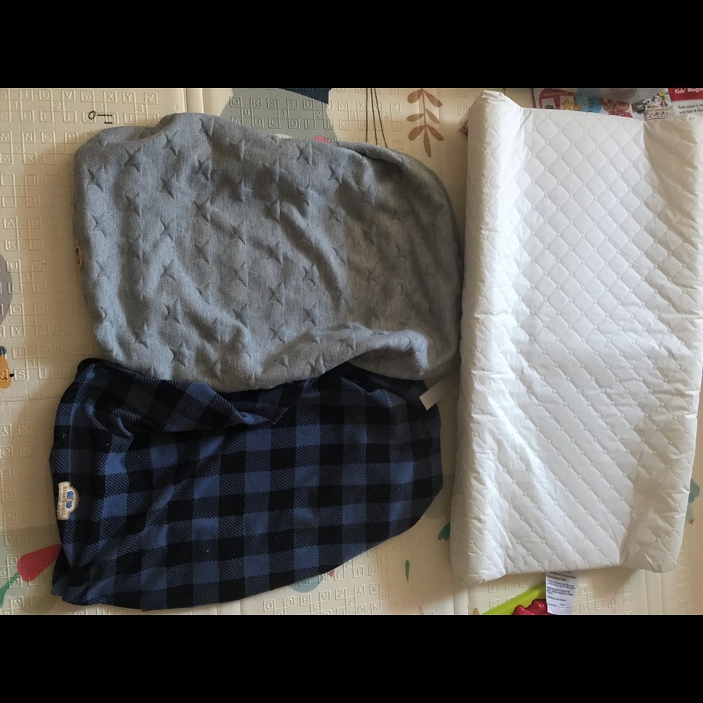 Contoured Changing pad and covers